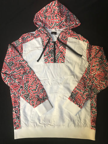 DMND❌83’Keith Haring half-zip pullover collab from Diamond Supply Co