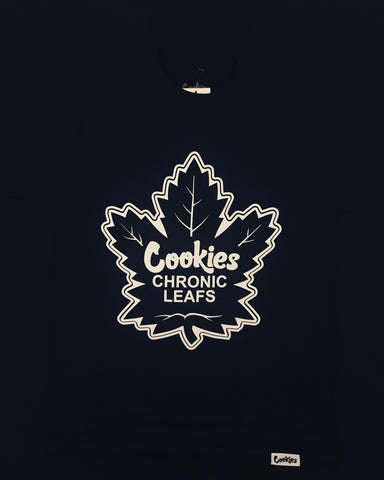 Cookies Chronic Leafs Tee Navy